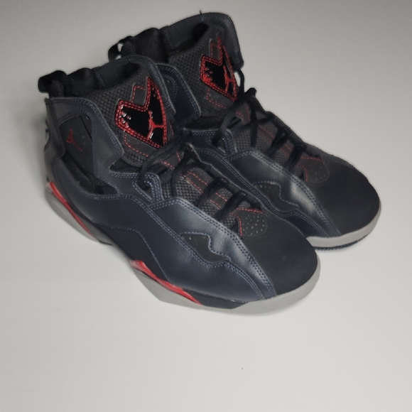 jordan true flight red and black mens